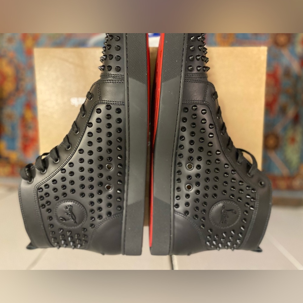 Christian Louboutin Louis Spikes Sneakers - Picture 3 of 11